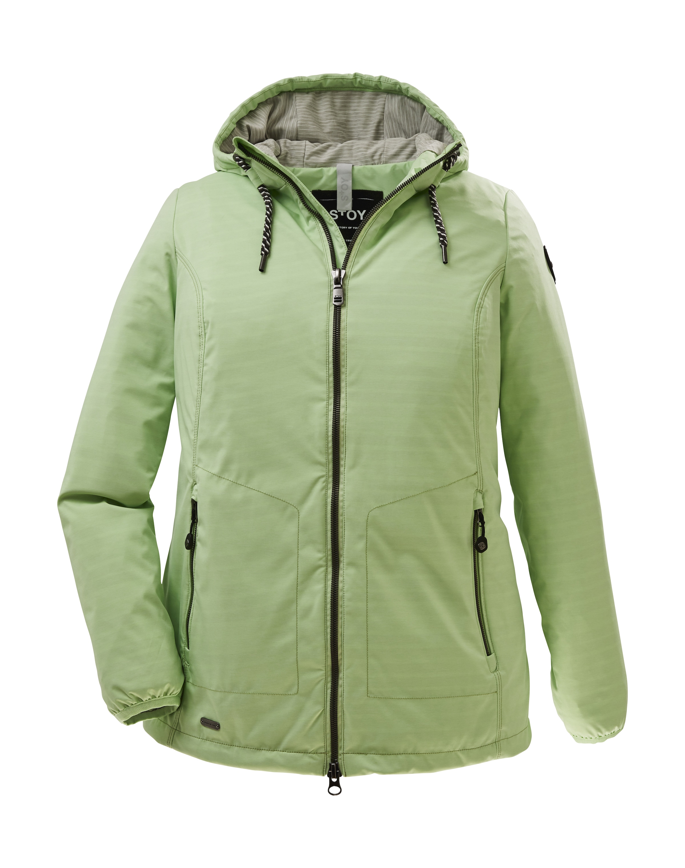 STOY Softshelljacke »STS 5 WMN SFTSHLL JCKT« Softshelljacke: Plus-Size, wasserabweisend, atmungsaktiv