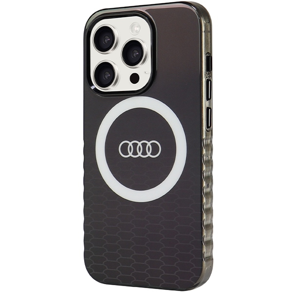 iPhone 15 Pro MagSafe Hardcase Hülle (AU-IMLMIP15P-Q5/D2-BK) - Schwarz