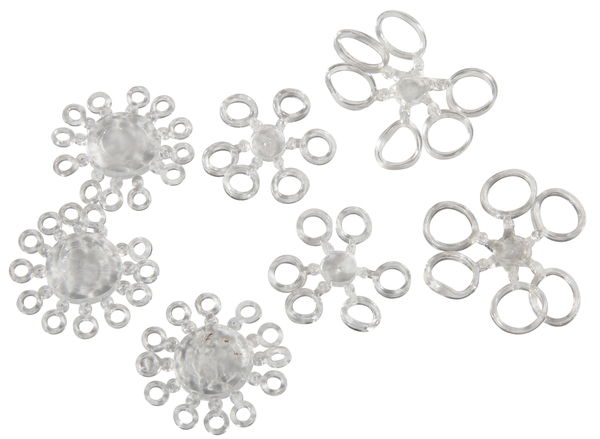 Assortiment d’élastiques à appâts en silicone Fish4All (60pcs)