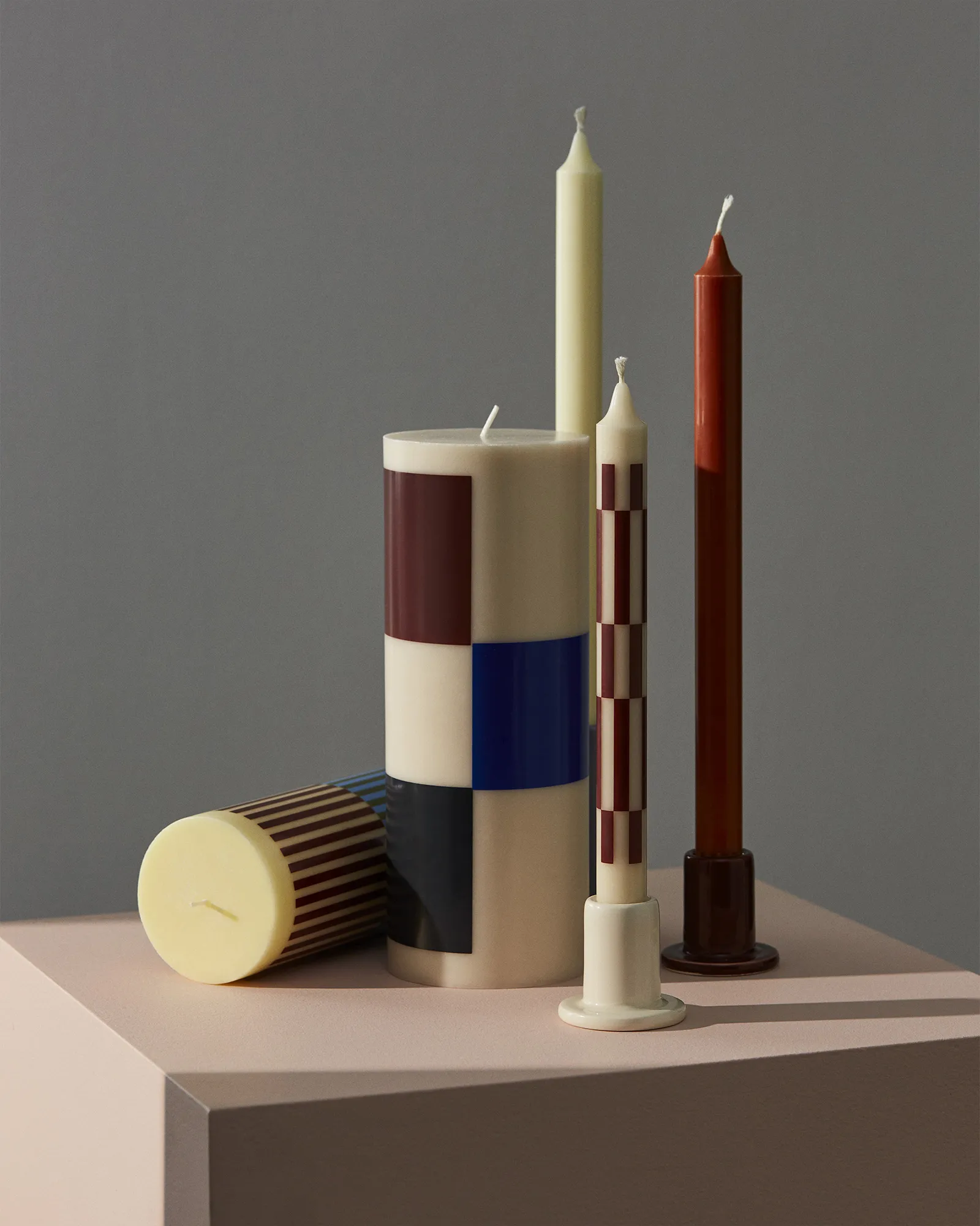 HAY Column Candle Large