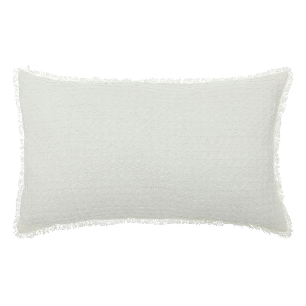 Coussin Widdy blanc 30x50cm