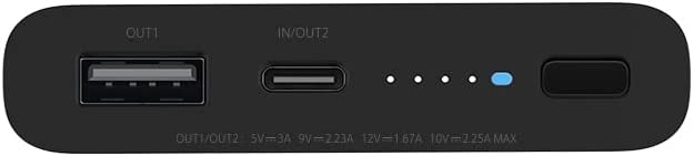 (22.5W) 10000mAh Qi Wireless Powerbank USB A / USB C Ladegerät - Schwarz
