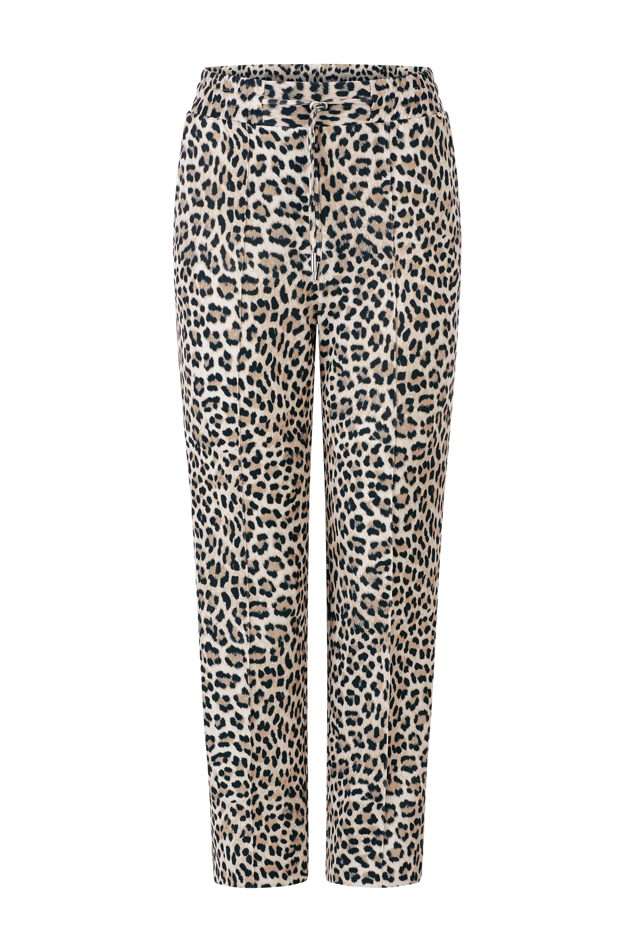 RICHROYAL Bundfaltenhose  mit Leo-Print