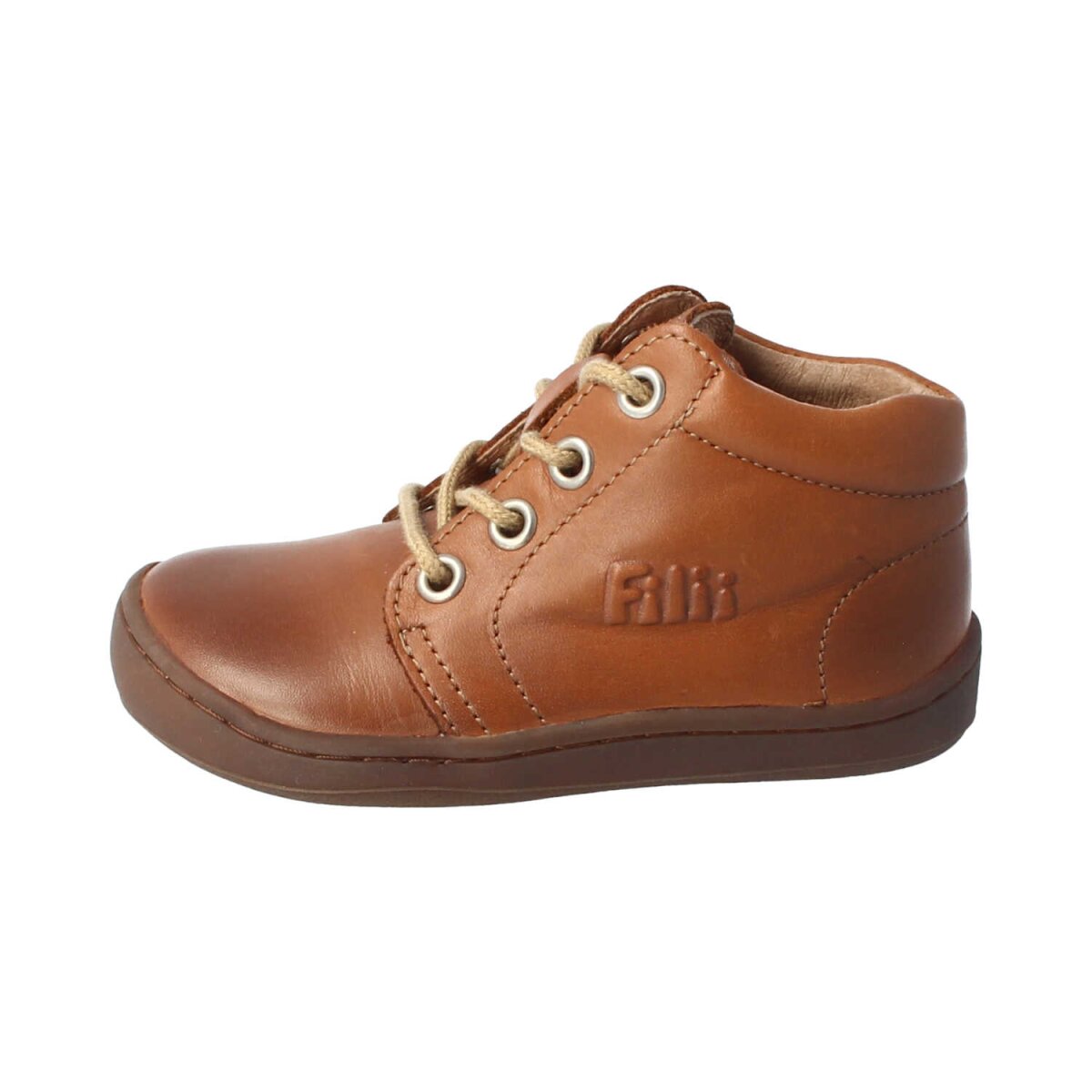 222111-99 GECK nappa chestnut laces Weite/W