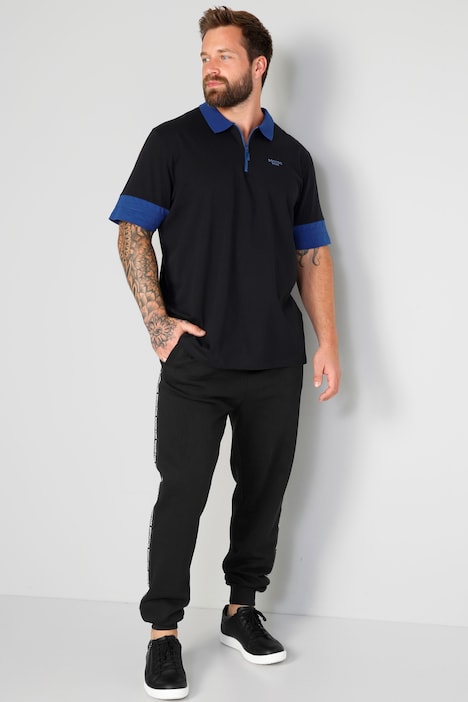 Boston Park Poloshirt, Halbarm, farbige Bündchen, bis 72/74