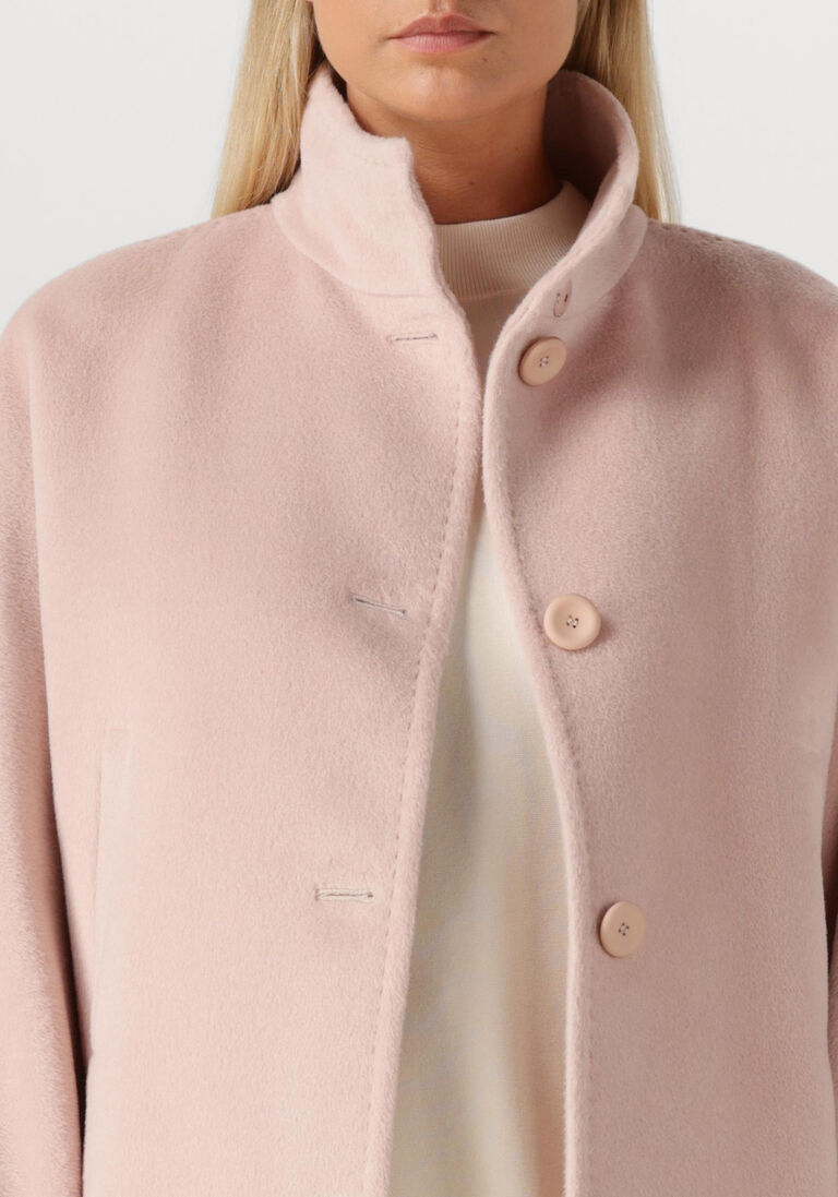 roze max mara mantel caladio