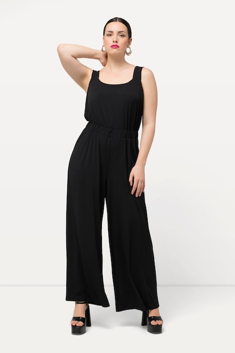 Jumpsuit Mary, Einteiler, Jersey, Rundhals, ärmellos