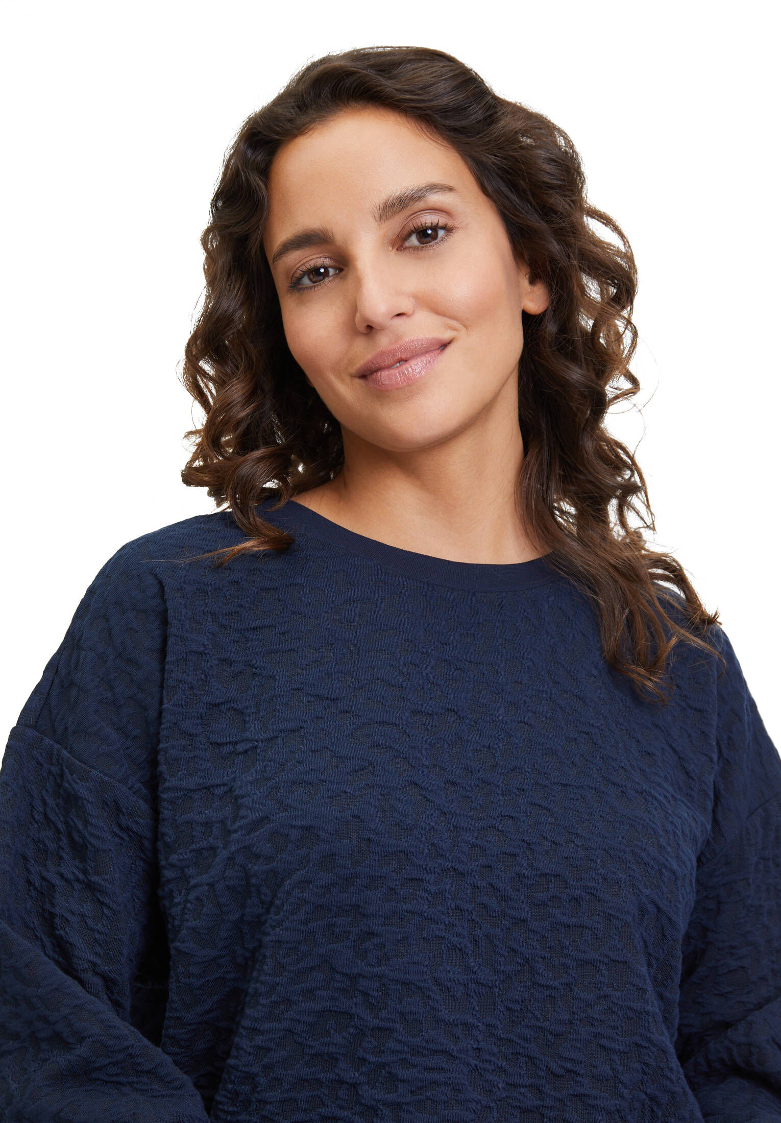 Betty & Co| Damen Sweatpullover mit Struktur