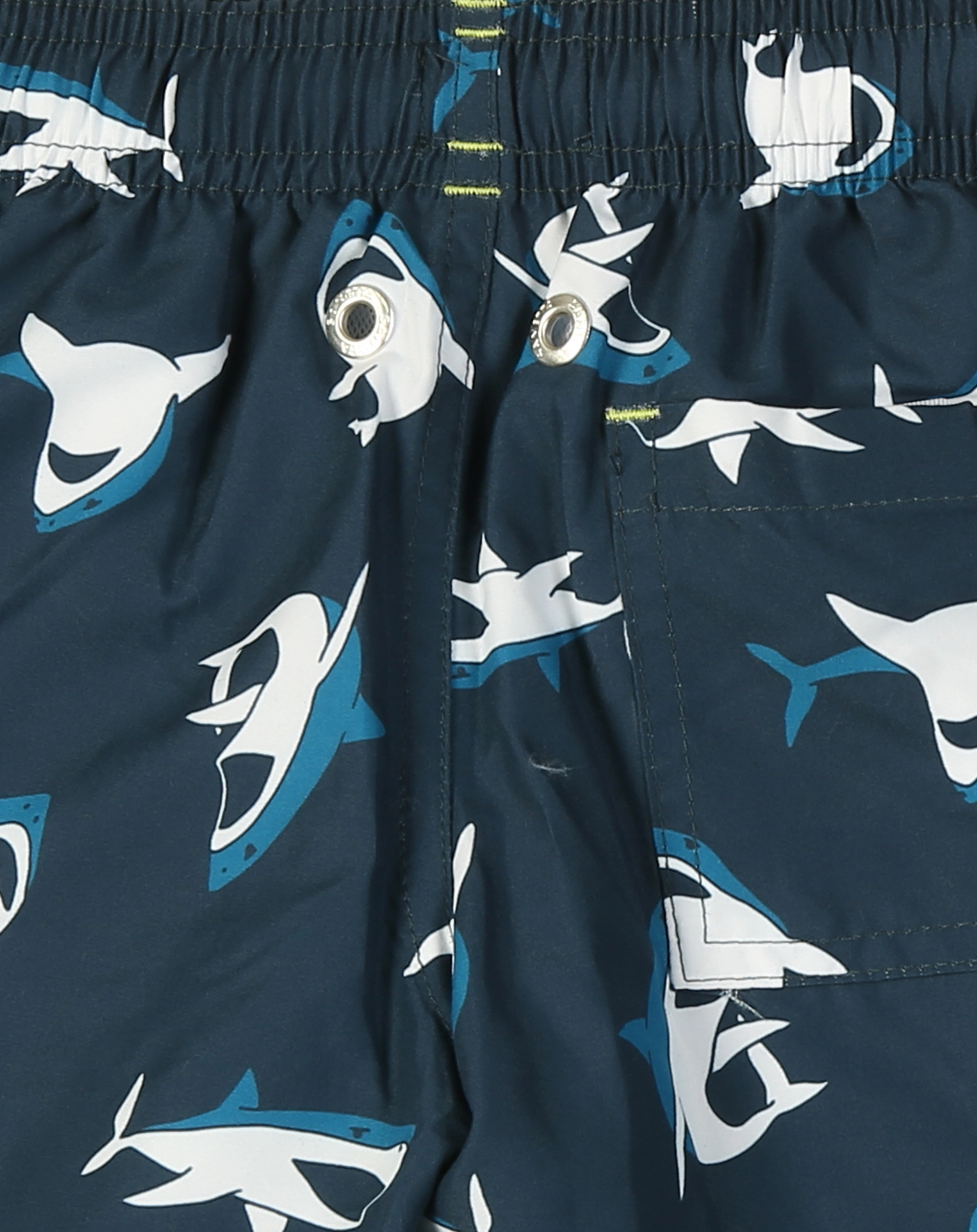 Badeshorts SHARKS ALL OVER in navy blue