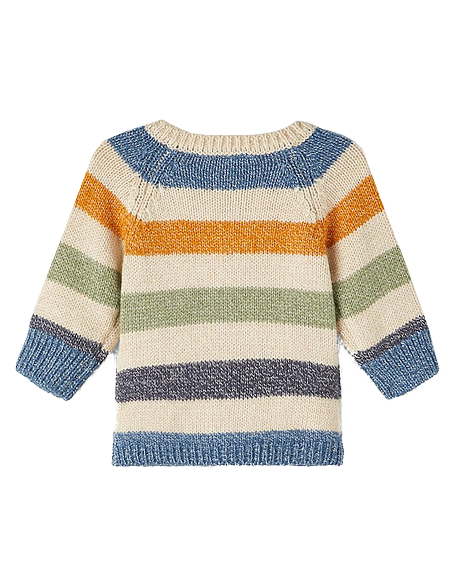 Strickjacke NBMOTAL STRIPES in peyote melange