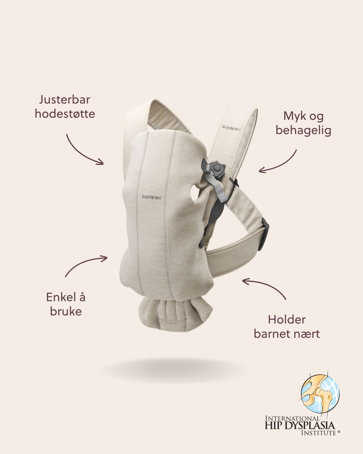 Mini Bæresele Nyfødt – Ekstra Nærhet – Baby Carrier 0-12m