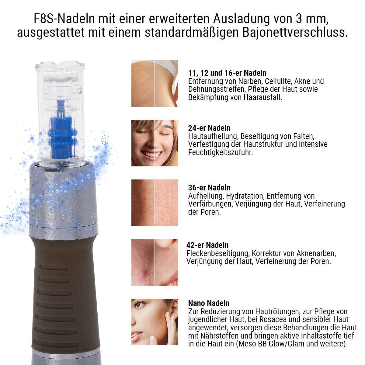 P-beauty Microneedling Nadelpatronen 24pin F8S