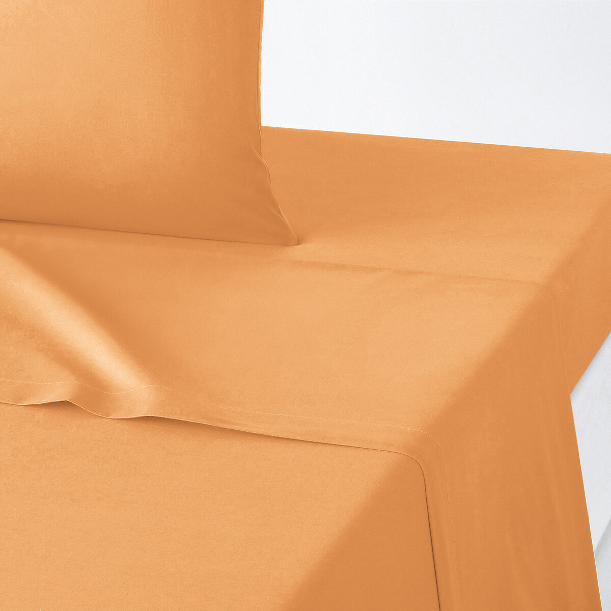 LA REDOUTE INTERIEURS<br>Lençol liso em algodão orgânico, Scenario