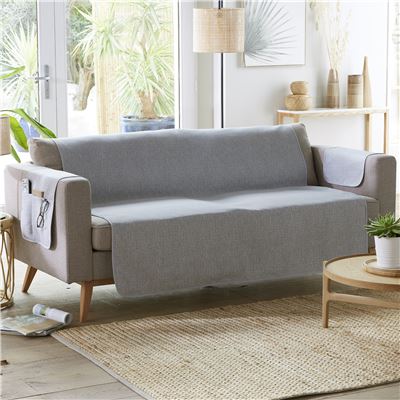 Protège-fauteuil et canapé universels faux uni