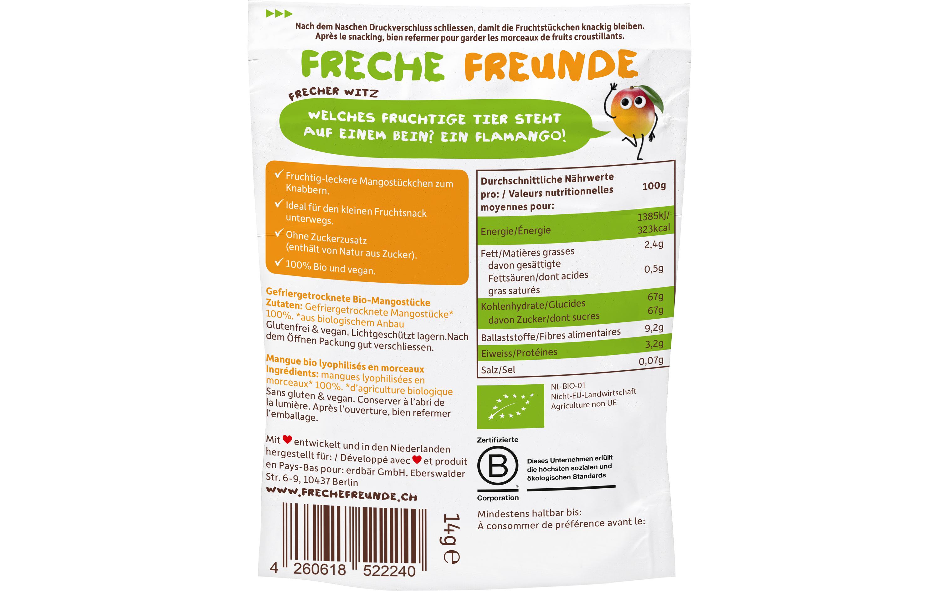 Knabberspass Fruchtchips Mango 14 gKnabberspass Fruchtchips Mango