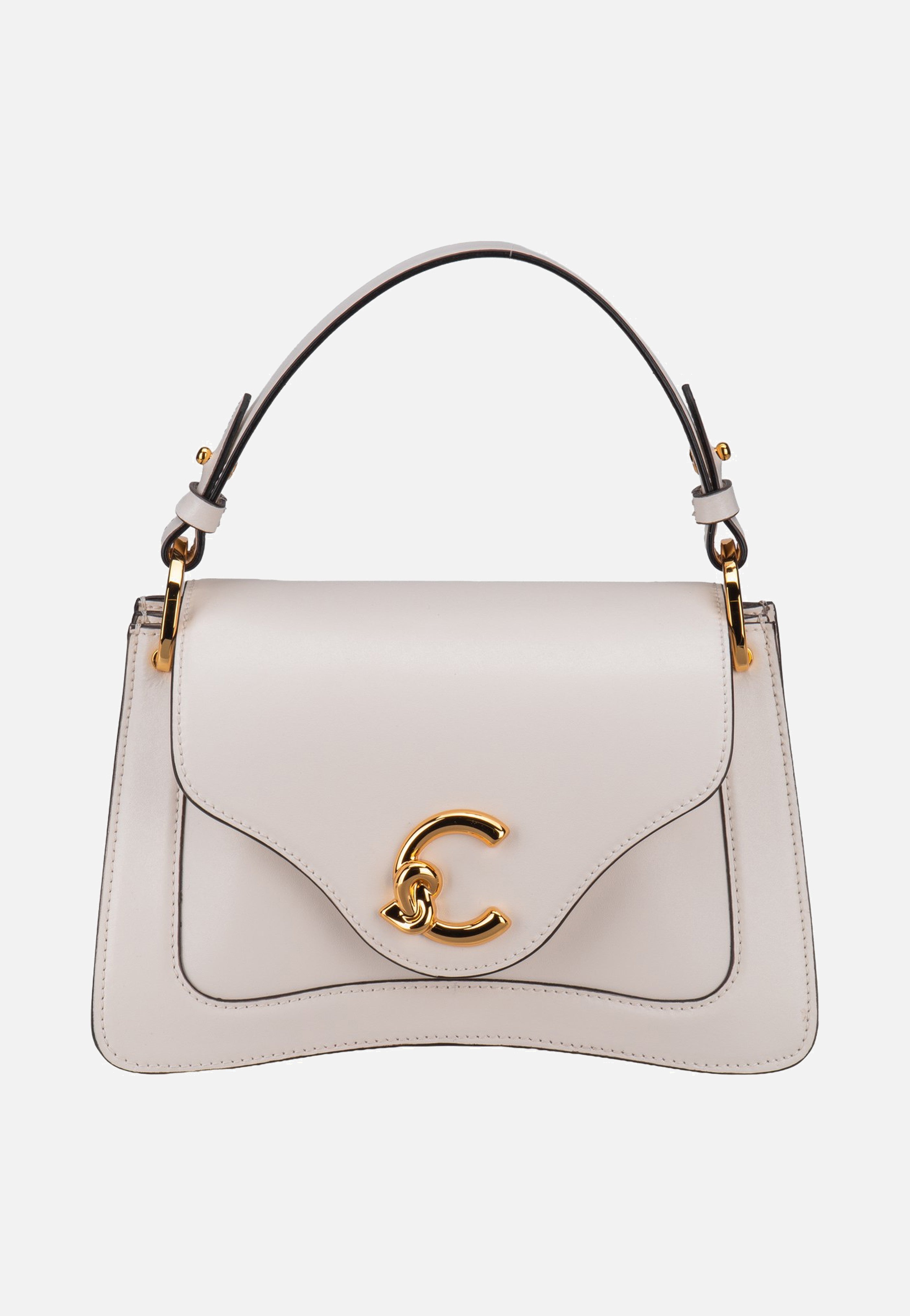 C-Me Calf 1802 Pearl - Henkeltasche