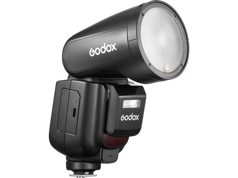 Godox Blitzgerät V1Pro TTL Nikon Rundkopf-Kamerablitz