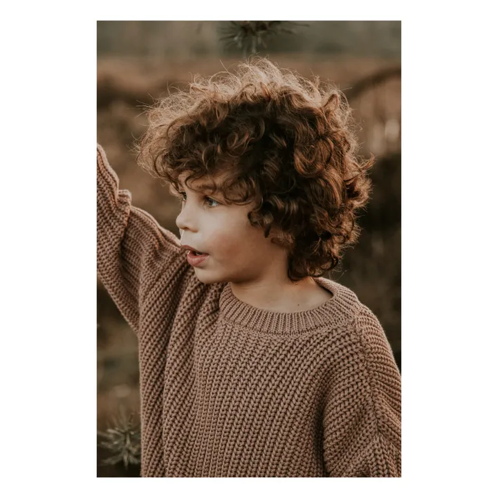 Yuki Pull Chunky Coton Bio | Taupe