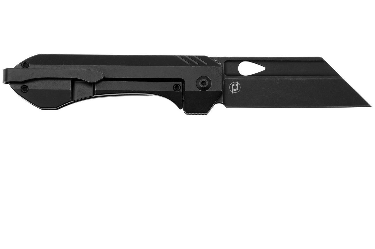 Kizer Huldra KI3665A1 Blackwashed S35VN, Black Titanium, zakmes, Mason Hayes design