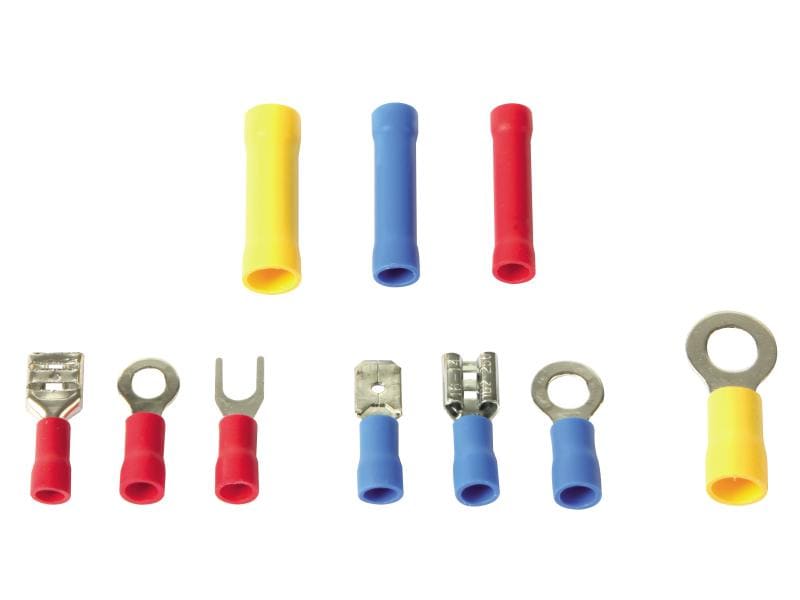 Perel Quetschverbinder-Sortiment HAS05 Rot/Blau/Gelb, 1 Stü Quetschverbinder-Set, 150-teilig