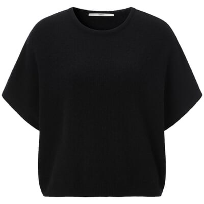 Damen-Strickpullunder, Schwarz