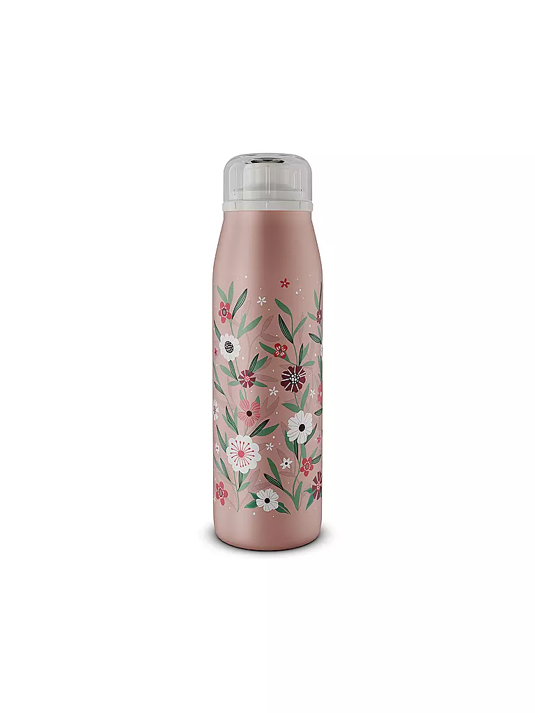 ALFI Isolierflasche - Thermosflasche Kids 0,5l Flowers rosa