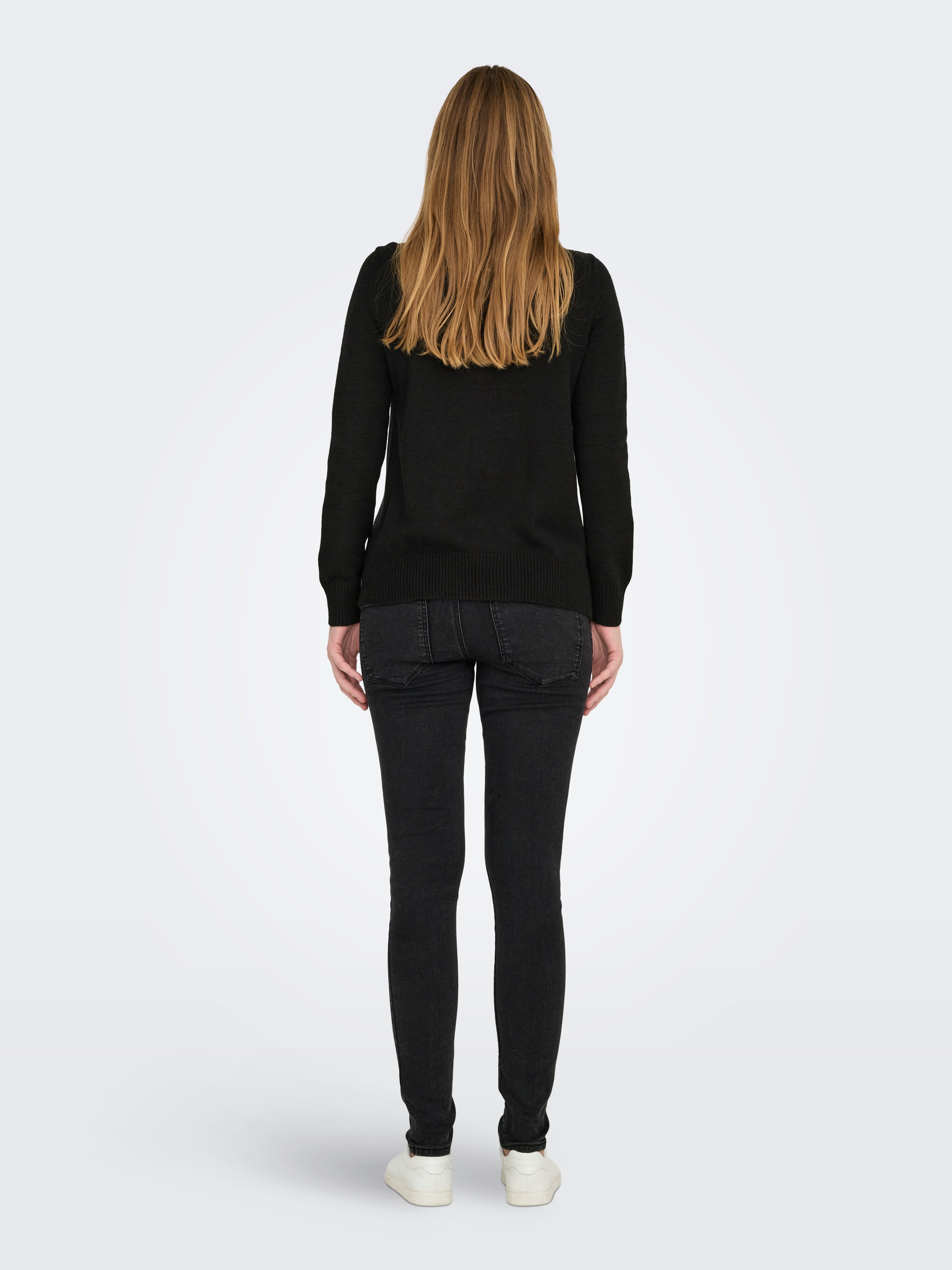OLMCAPUCINE Strickpullover Black