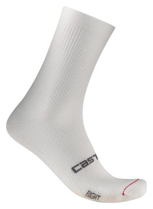 Chaussettes Castelli Espresso 2 Femme Blanc