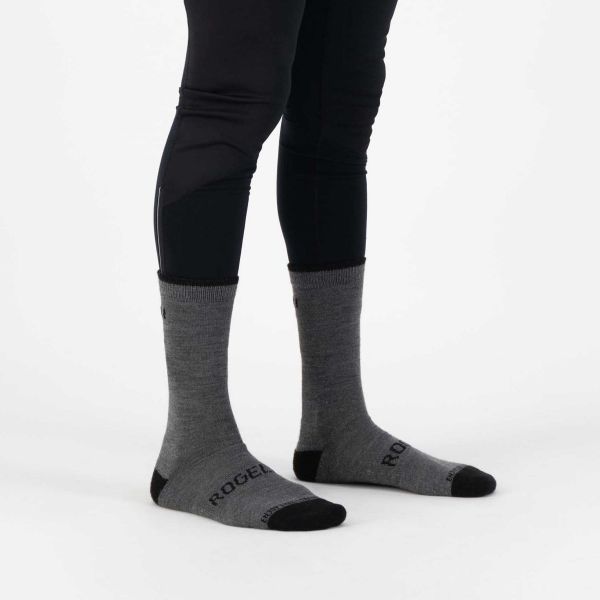 Rogelli Merino Wool Vinterstrømper, Grey