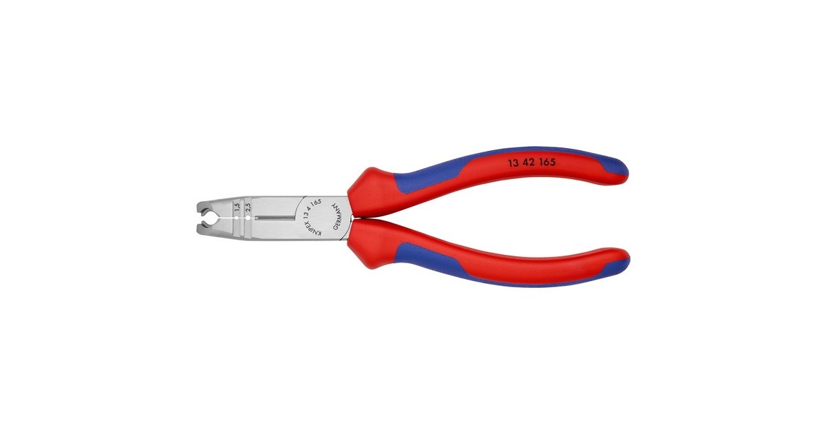 KNIPEXOntmantelingstang 13 42 165 striptang  (Rood/blauw, 165mm)
