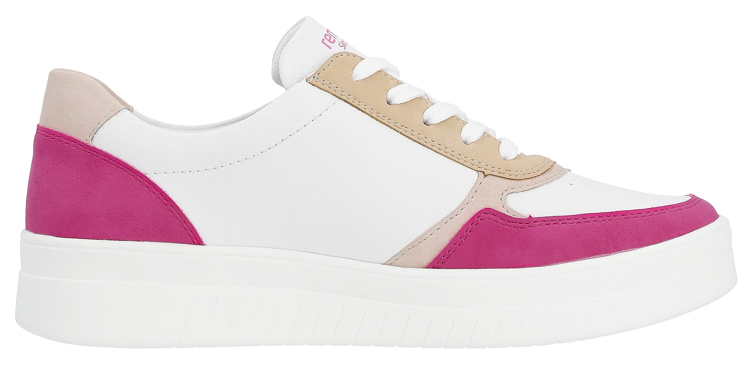 Remonte Plateausneaker  , Freizeitschuh, Halbschuh, Schnürschuh in schmaler Form