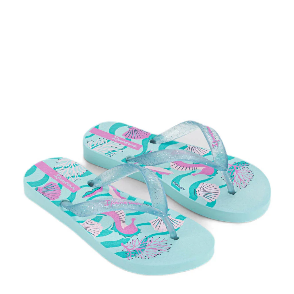 Ipanema Classicteenslippers blauw/roze