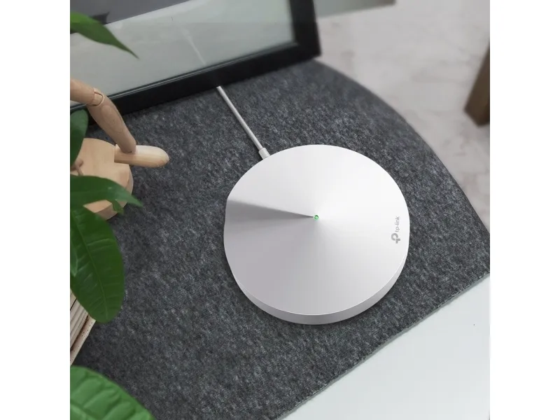 TP-Link Deco M9 Plus - Wi-Fi-system (2 routere) - op til 4500 sq.ft - mesh - GigE, ZigBee - 802.11a/b/g/n/ac, Bluetooth 4.2, ZigBee Home Automation 1.2 - Tri-Band