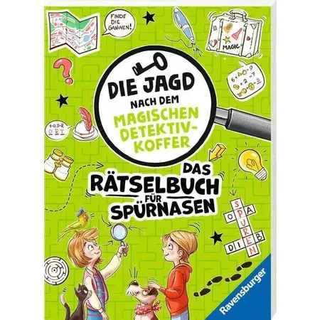 Ravensburger Die Jagd nach dem magischen Detektivkoffer: Das Rätselbuch für Spürnasen