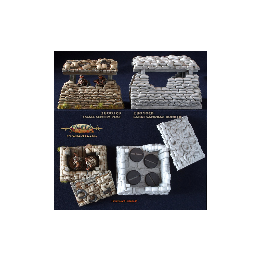 28mm Sandbag bunker