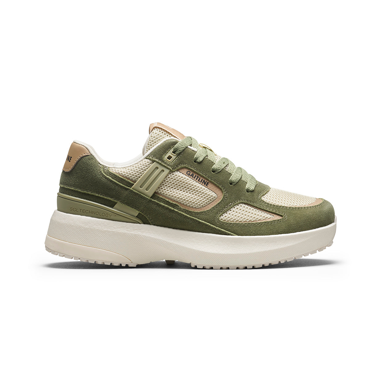 Nova Lite Klassisk retrosneaker med skinndetaljer