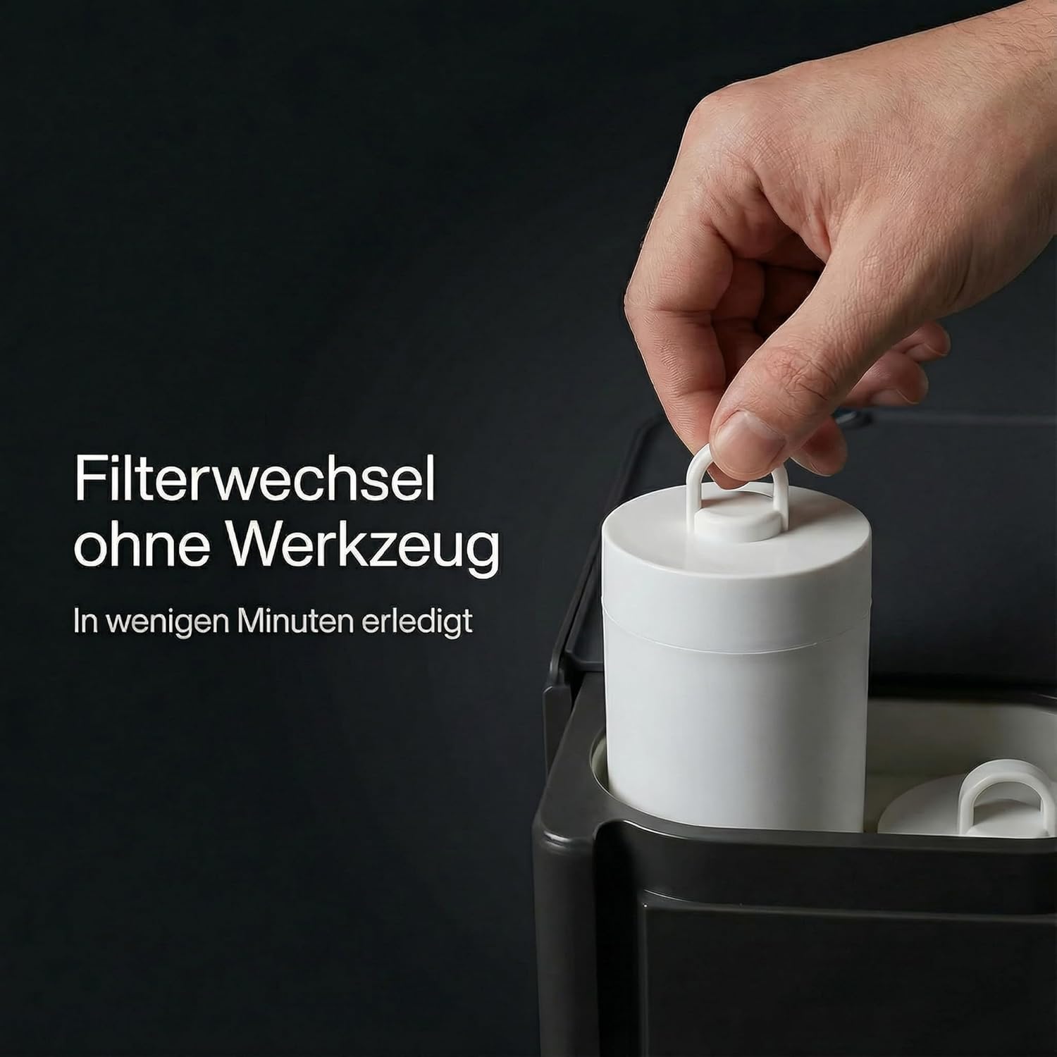 JUMAN SUPREME Wasserspender mit Sprudel & Heißwasser – Umkehrosmose Direct-Flow mit UVC – Wasserfilter mit CO2 – Auftischgerät für Küche & kleine Büros - Tafelwasseranlage | (Wassersprudler)