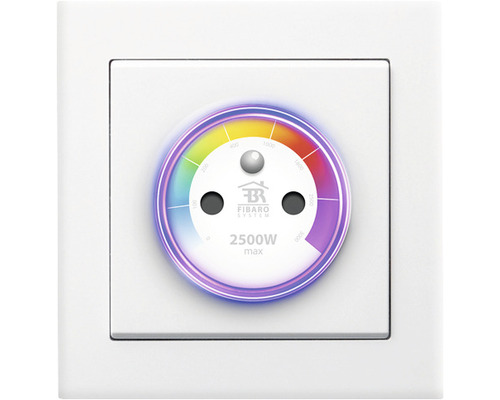 Fibaro Wandstekker Type E Smart Plug met Energiemeterfunctie