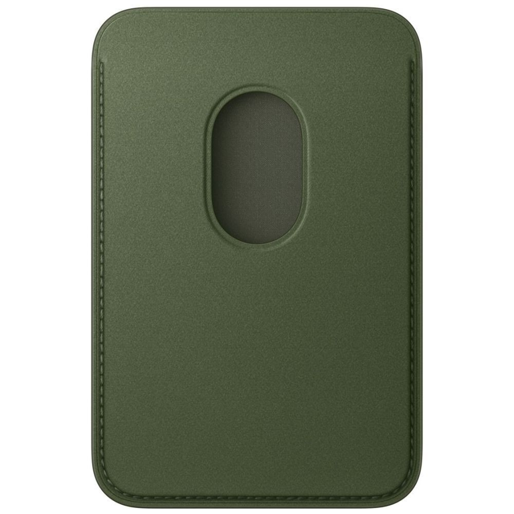 Magnetische MagSafe FineWoven Feingewebe Wallet Kreditkarten Halterung (MGH74ZM/A) - Moosgrün