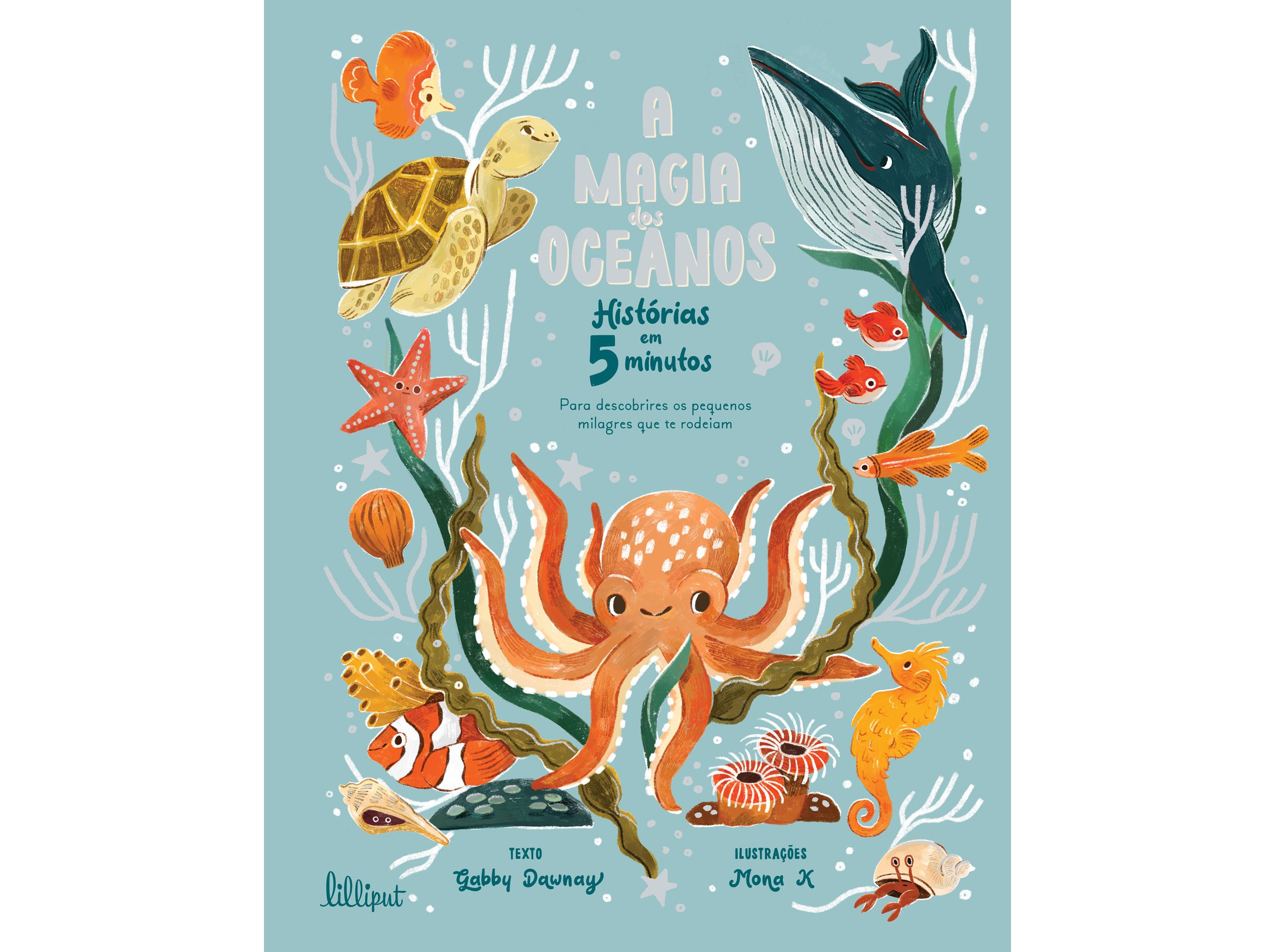 LIVRO A MAGIA DOS OCEANOS DE GABBY DAWNAY