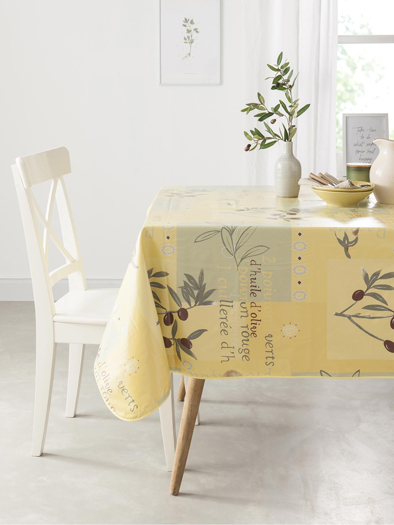Toile cirée imperméable imprimée