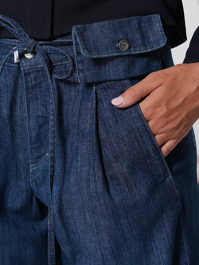 PNTS Jeans Wide Leg Fit THE MINI G dunkelblau