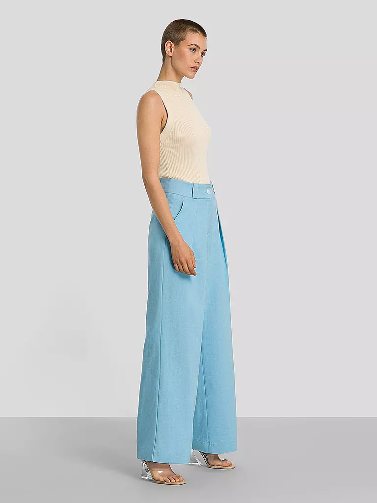 IVY OAK Marlenehose PEONY VERA blau