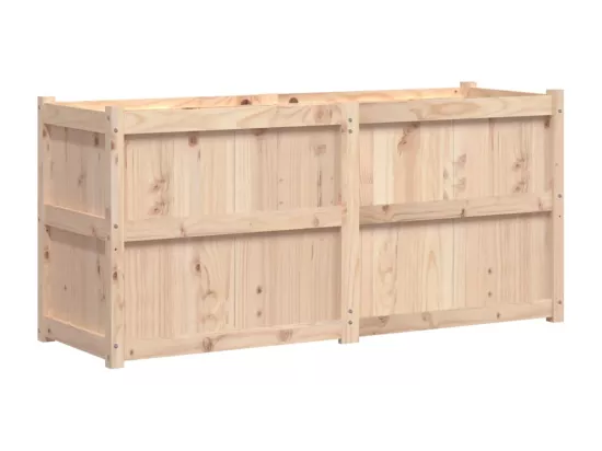 Jardinière 150x50x70 cm bois de pin massif