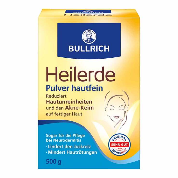 Bullrich Heilerde Pulver hautfein, 500 g