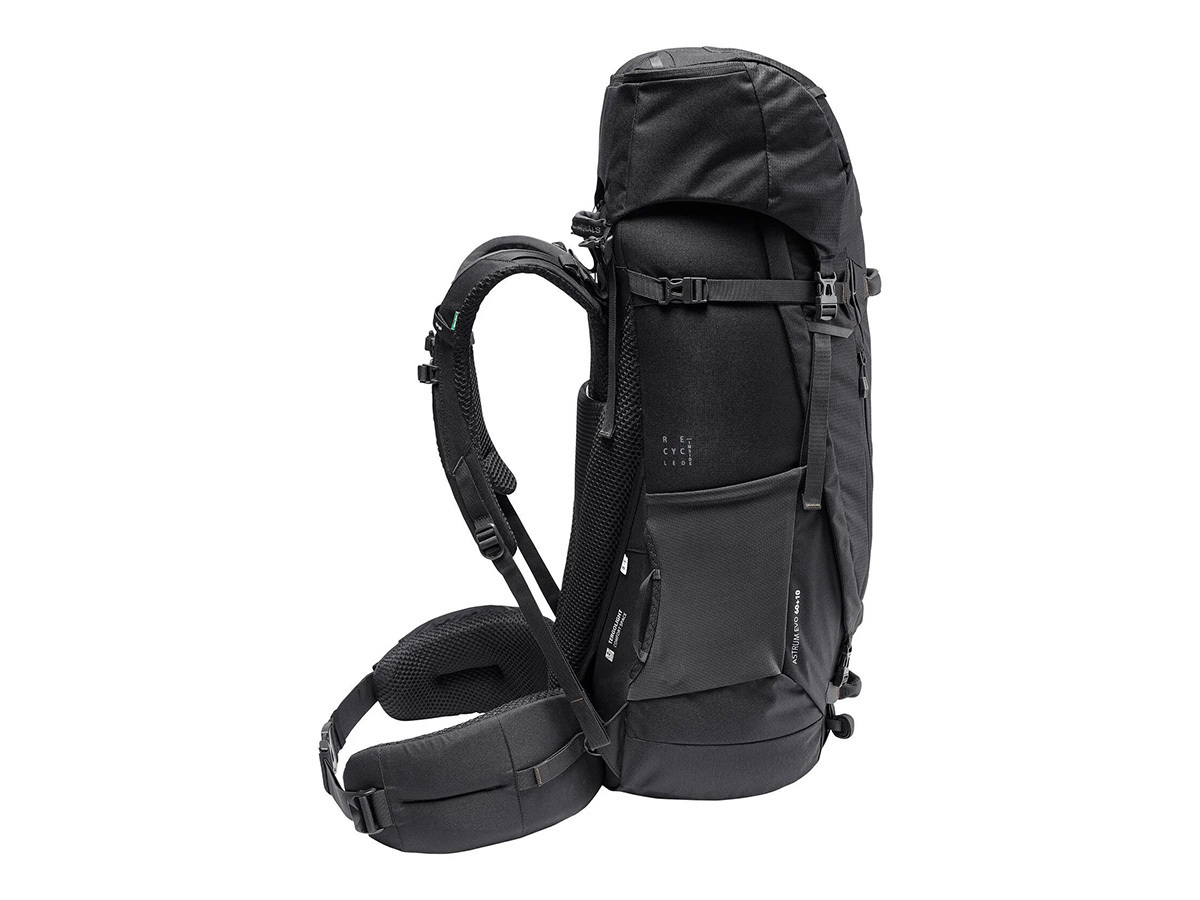 Vaude Astrum EVO 60+10 rugzak - Black