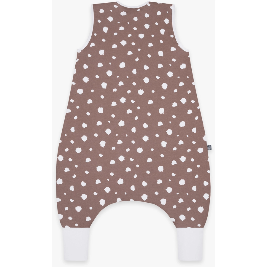 emma & noah Schlafsack mit Füßen Punkte Berry