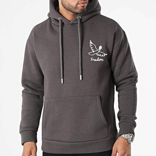 Sweat Capuche Gris Anthracite