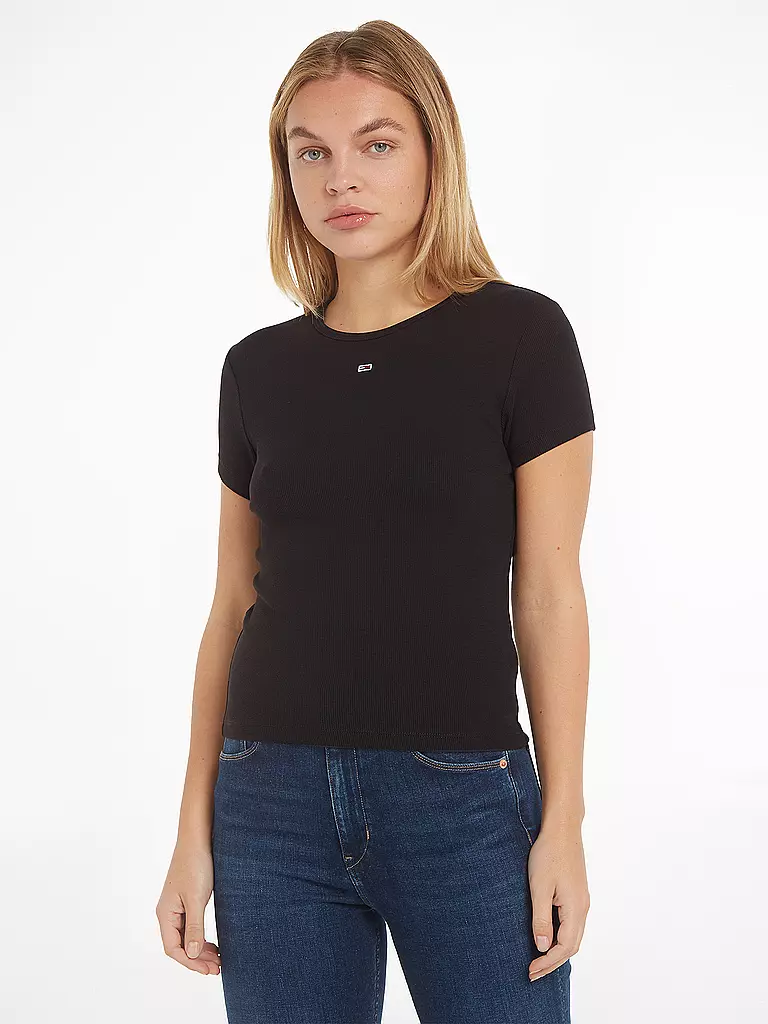 TOMMY JEANS T-Shirt schwarz