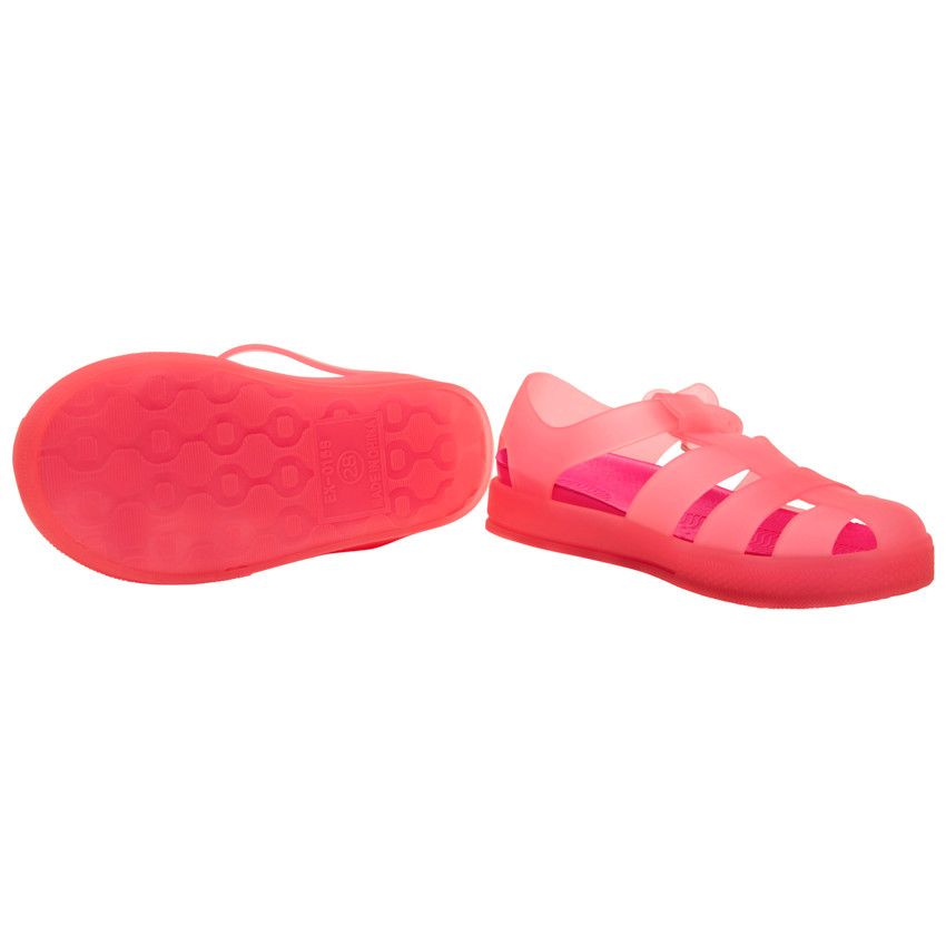 Sandales de plage avec semelles amovibles pour fille - Fuchsia